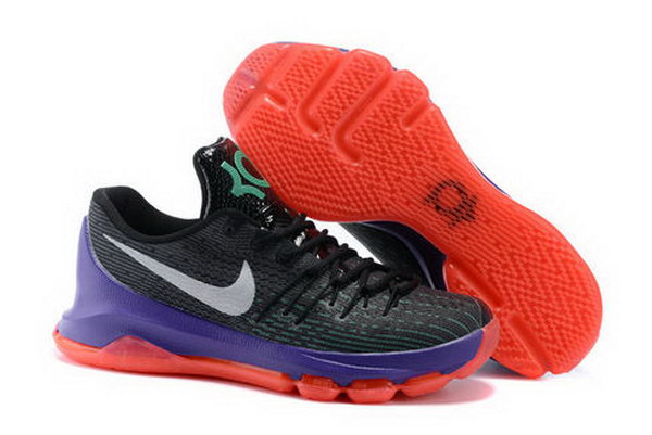 Nike Kevin Durant Kd Viii(8) Black Purple Red Sneakers - Click Image to Close